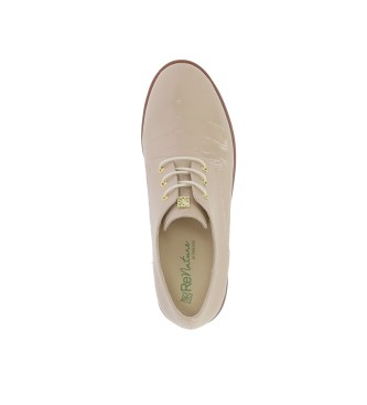 Chika10 Leather shoes Re Cipres 01 Beige