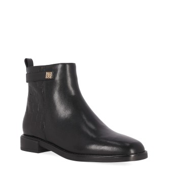 Chika10 Bottines en cuir Re Encina 04 Noir