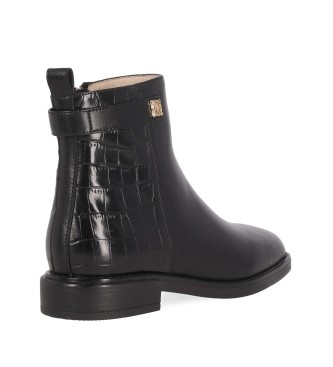 Chika10 Bottines en cuir Re Encina 04 Noir