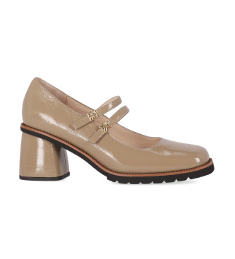 Chika10 Leather shoes Re Fresno 03 Taupe