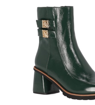 Chika10 Bottines en cuir Re Fresno 04 vert Kaki