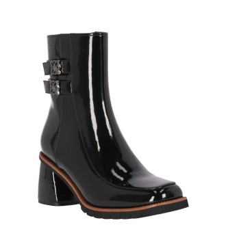 Chika10 Bottines en cuir Re Fresno 04 Noir