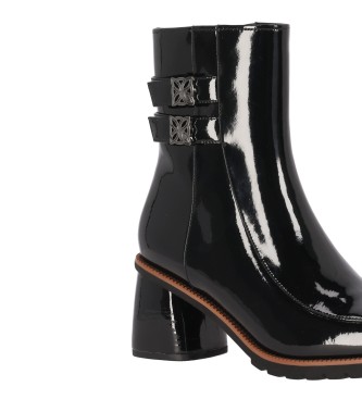 Chika10 Bottines en cuir Re Fresno 04 Noir