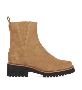 Chika10 Bottines en cuir Re Nogal 04 Taupe