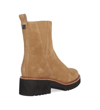 Chika10 Bottines en cuir Re Nogal 04 Taupe