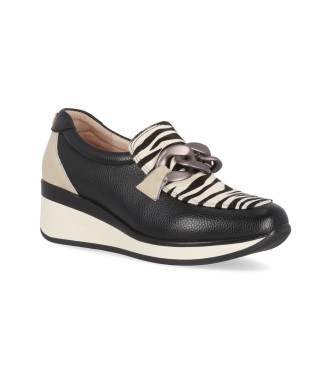 Chika10 Re Sauce 02 Scarpe in pelle nera