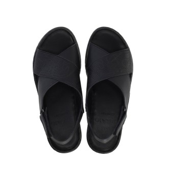 Chika10 Leren sandalen Kandiski 01671 zwart