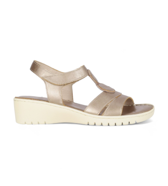 Chika10 Sandales en cuir Kandiski 02672 bronze