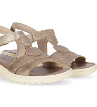 Chika10 Sandalias de Piel Kandiski 02672 bronce