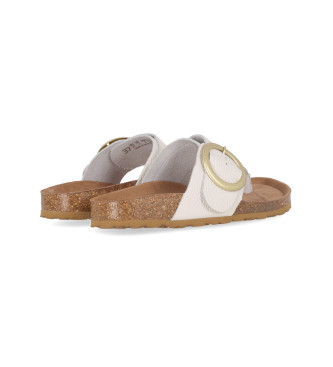 Chika10 Leather Sandals Konil 02 white