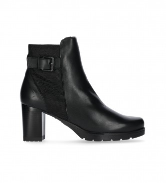 Chika10 Leather ankle boots Luery 01 black
