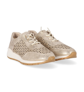 Chika10 Leather Sneakers Monet 01 gold