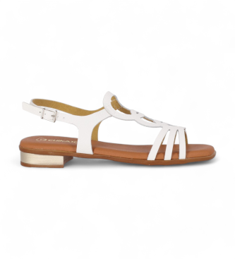 Chika10 Leather Sandals St Arya 5339 white