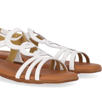 Chika10 Leather Sandals St Arya 5339 white