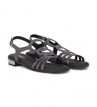 Chika10 Leather Sandals St Arya 5339 grey