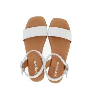 Chika10 Leather Sandals St Carly 5437 white
