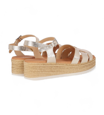 Chika10 Leather Sandals St Carly 5439 gold