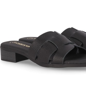 Chika10 Leather Sandals St Fiore 5343 black