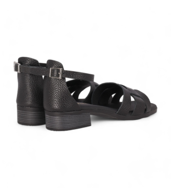 Chika10 Leren sandalen St Fiore 5344 zwart