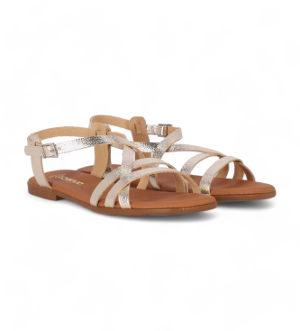 Chika10 Leather Sandals St Marquesa 5316 golden