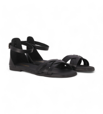 Chika10 Usnjene sandale St Marquesa 5318 black