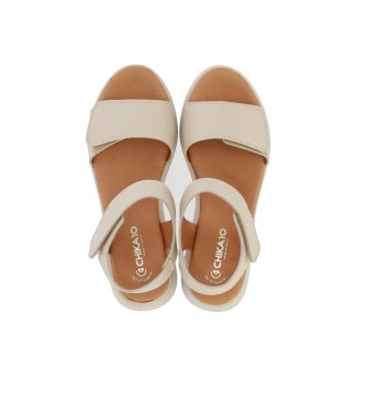 Chika10 St Pavlova Leather Sandals 5411 beige