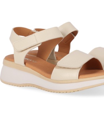 Chika10 St Pavlova lder-sandaler 5411 beige
