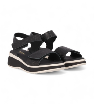 Chika10 Leather Sandals St Pavlova 5411 black