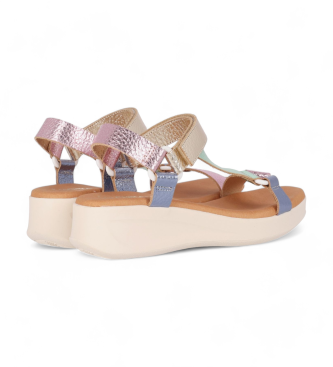 Chika10 Sandalias de Piel St Sacher 5407 multicolor