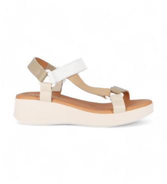 Chika10 Leather Sandals St Sacher 5407 taupe