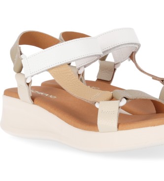 Chika10 Sandalias de Piel St Sacher 5407 taupe