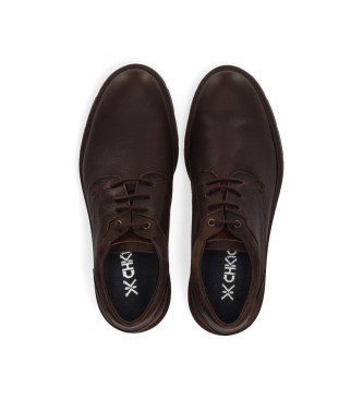 Chiko10 Jarapalo Brown leather shoes