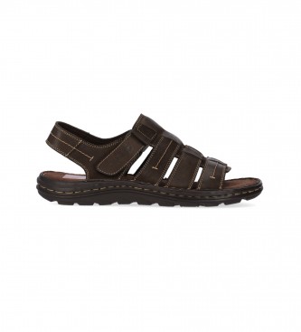 Chiko10 Lder sandaler Liberty 01 brun