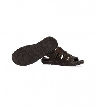 Chiko10 Lder sandaler Liberty 01 brun