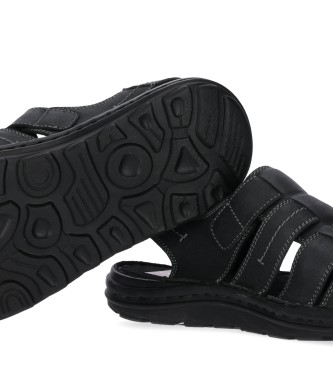 Chiko10 Leather Sandals Liberty 01 black