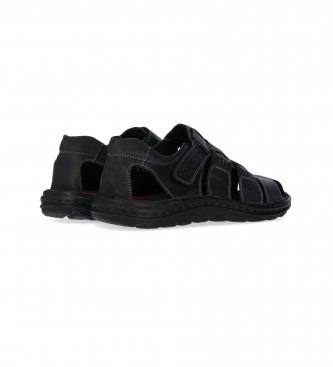 Chiko10 Liberty 02 Leather Sandals black