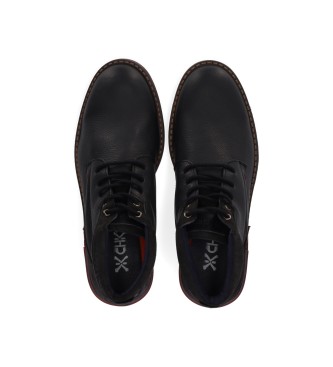 Chiko10 Mombasa Black leather ankle boots