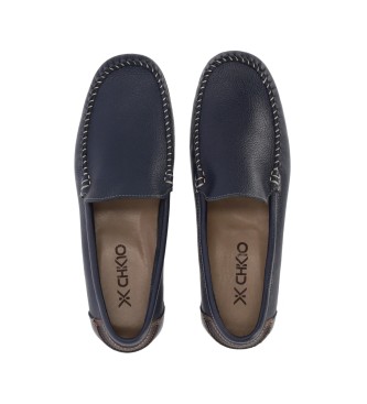 Chiko10 Driver 1860 navy loafers