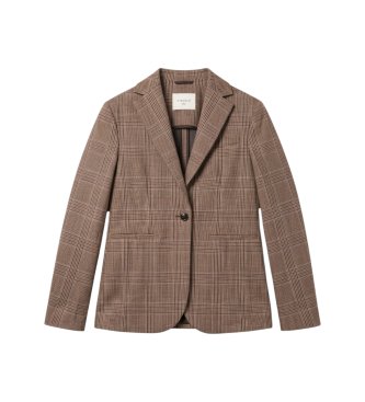 Circolo 1901 Giacca slim lunga marrone