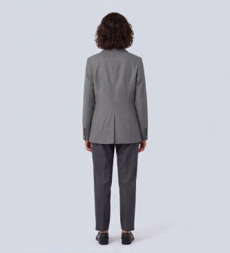 Circolo 1901 Blazer cruzado cinza