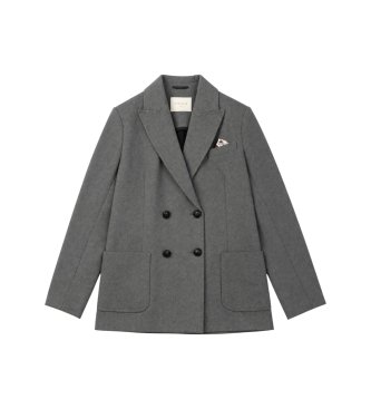 Circolo 1901 Blazer cruzado cinza