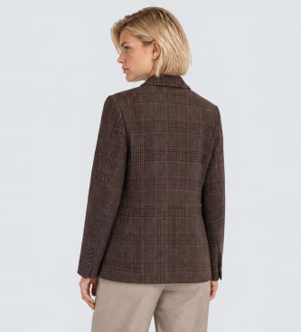 Circolo 1901 Brown double-breasted blazer