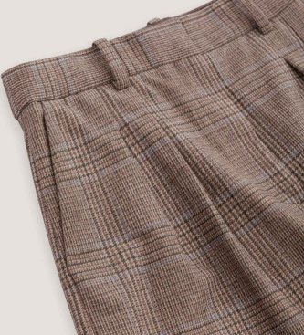 Circolo 1901 Brown Double Pleat Trousers