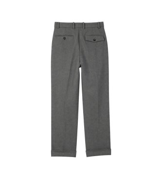 Circolo 1901 Formelle Hose aus grauem Fleece