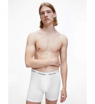 Calvin Klein Pacote de 3 Boxers Brief White