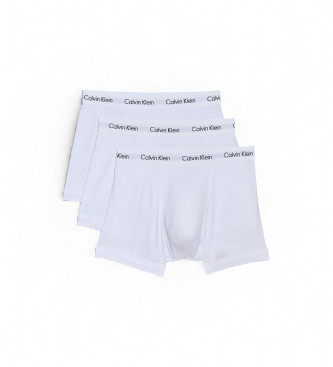 Calvin Klein Confezione da 3 boxer elasticizzati in cotone bianco