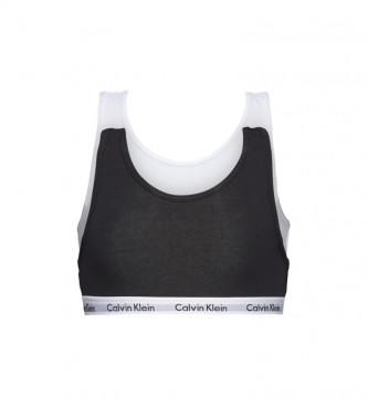 Calvin Klein Lot de 2 soutiens-gorge noir, blanc
