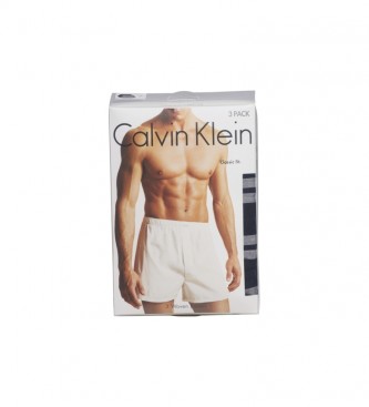 Calvin Klein Confezione da 3 boxer WVN nero, multicolore