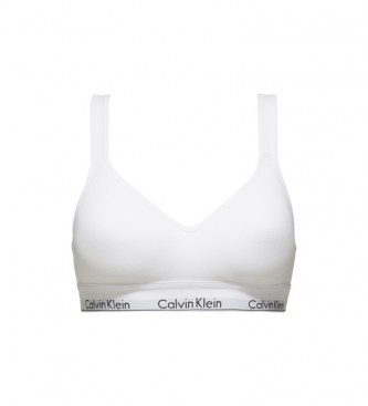 Calvin Klein Bralette Lift sutiã desportivo branco