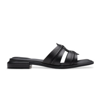 Clarks Sandlias de couro Ariany Mule preto